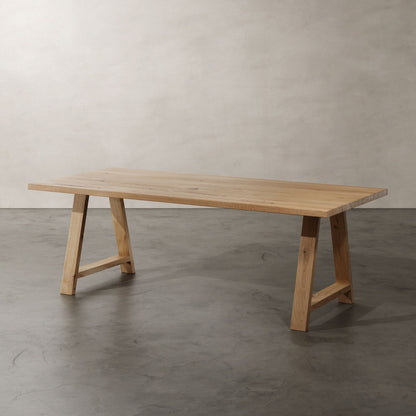 Eikenhouten Tafel -  Classic Line - A Poot - Blank